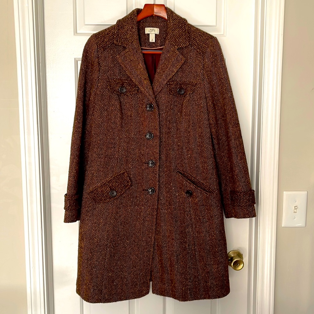 Ann Taylor Loft wool dress coat